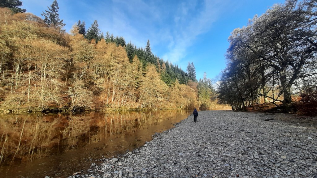 River Garry on the soldiers leap walk